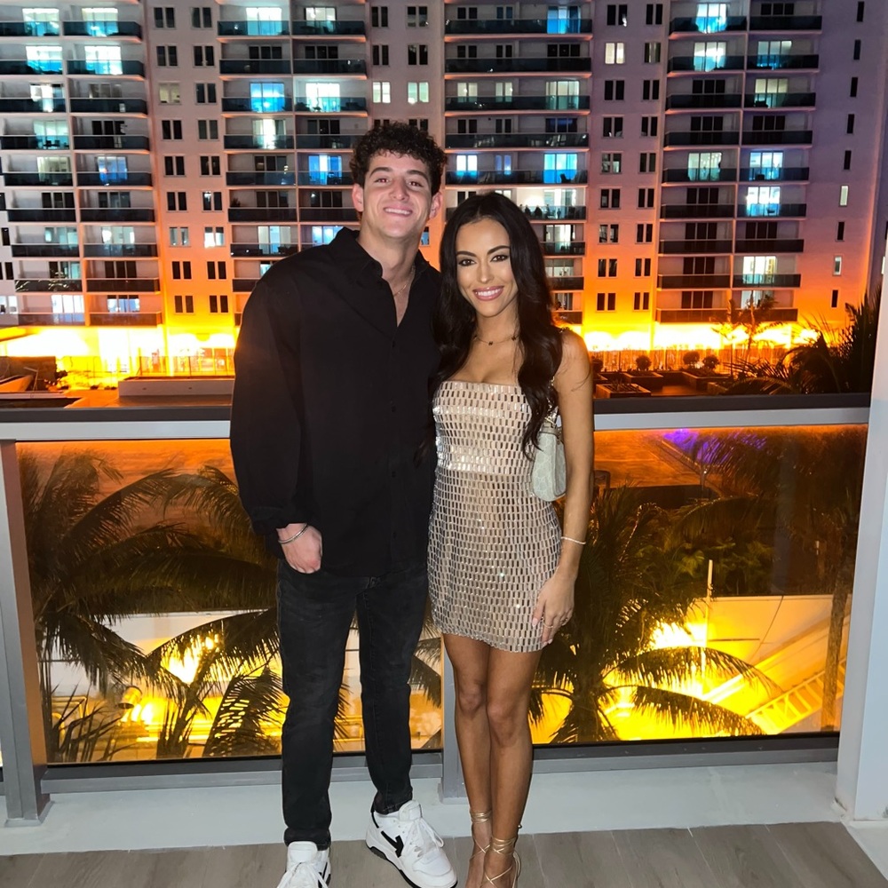 Oh Polly Shimmering Mini Dress